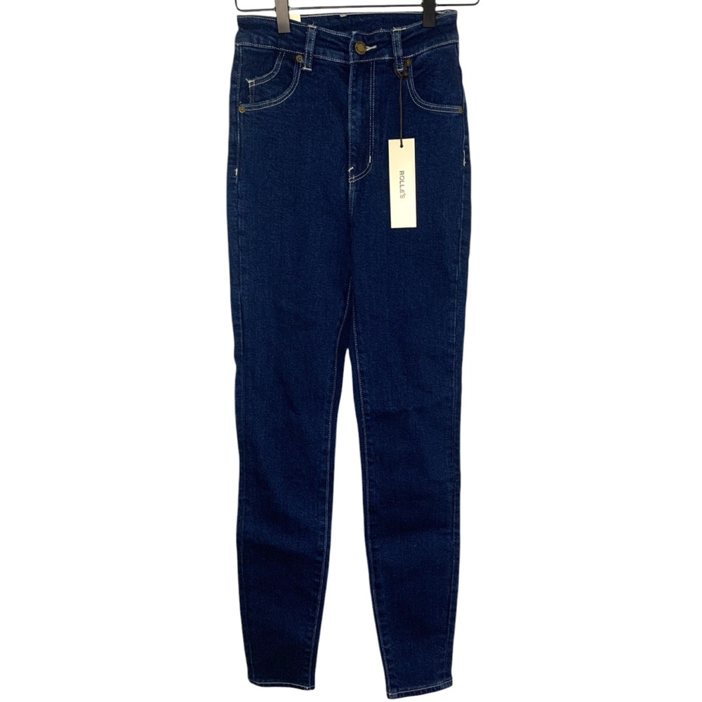 NWT Rolla’s Eastcoast Ankle Size 25 Darker Wash Casual Slim Straight Jeans
